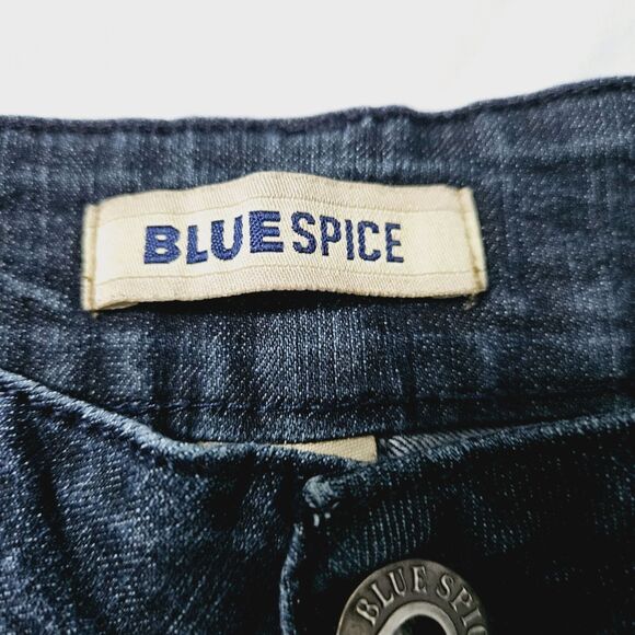 Blue Spice Womens Jeans Blue Size 5 Cotton Blend Stretch Button Zip Close Pocket - Picture 6 of 13